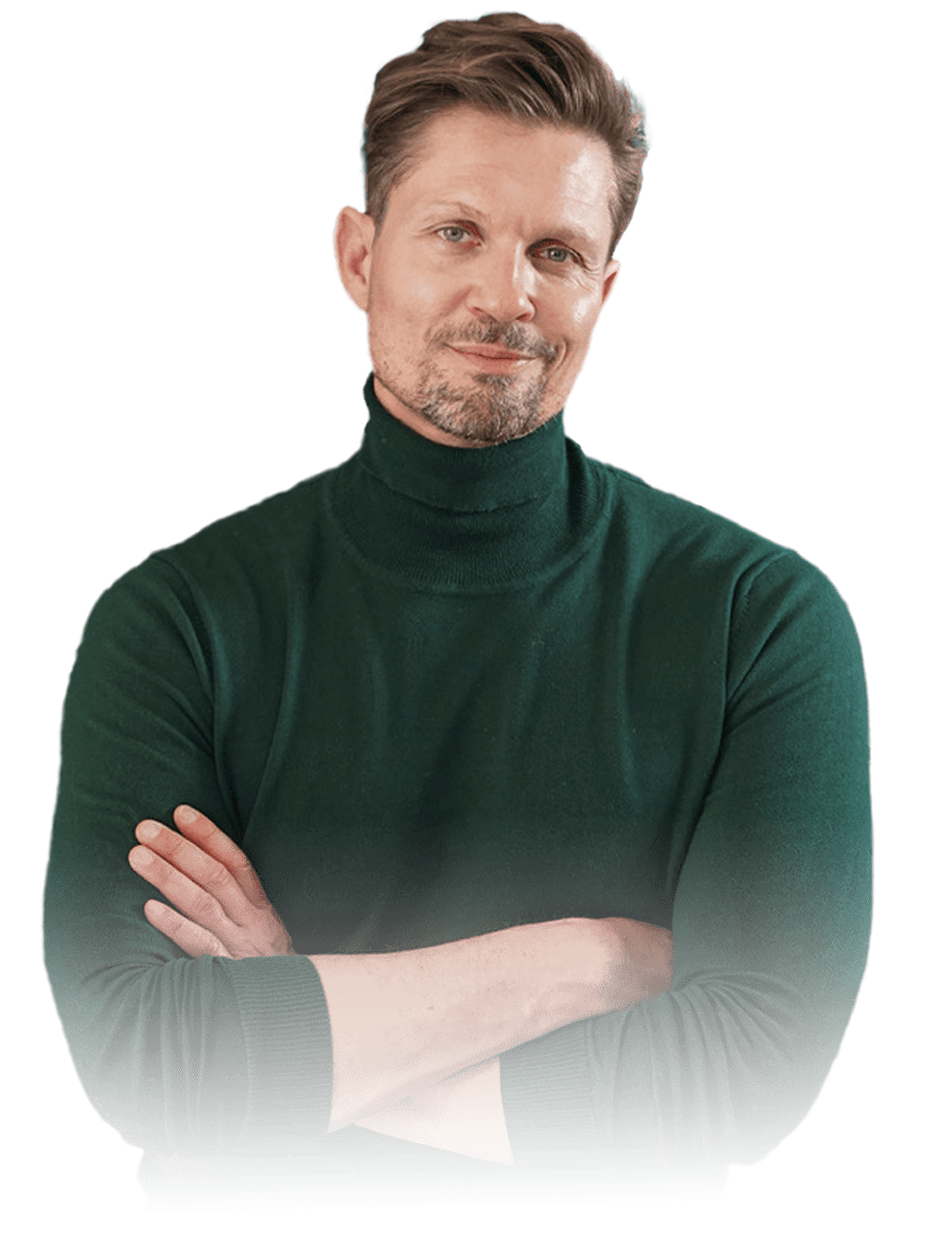Professioneller Moderator Avon Kettner lächelt