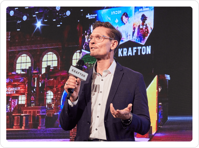 Avon Kettner, professional emcee, hosting an event